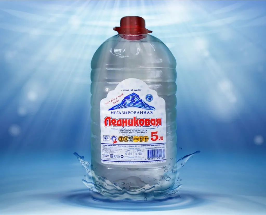 фотография продукта Минеральная вода "Ледниковая" 