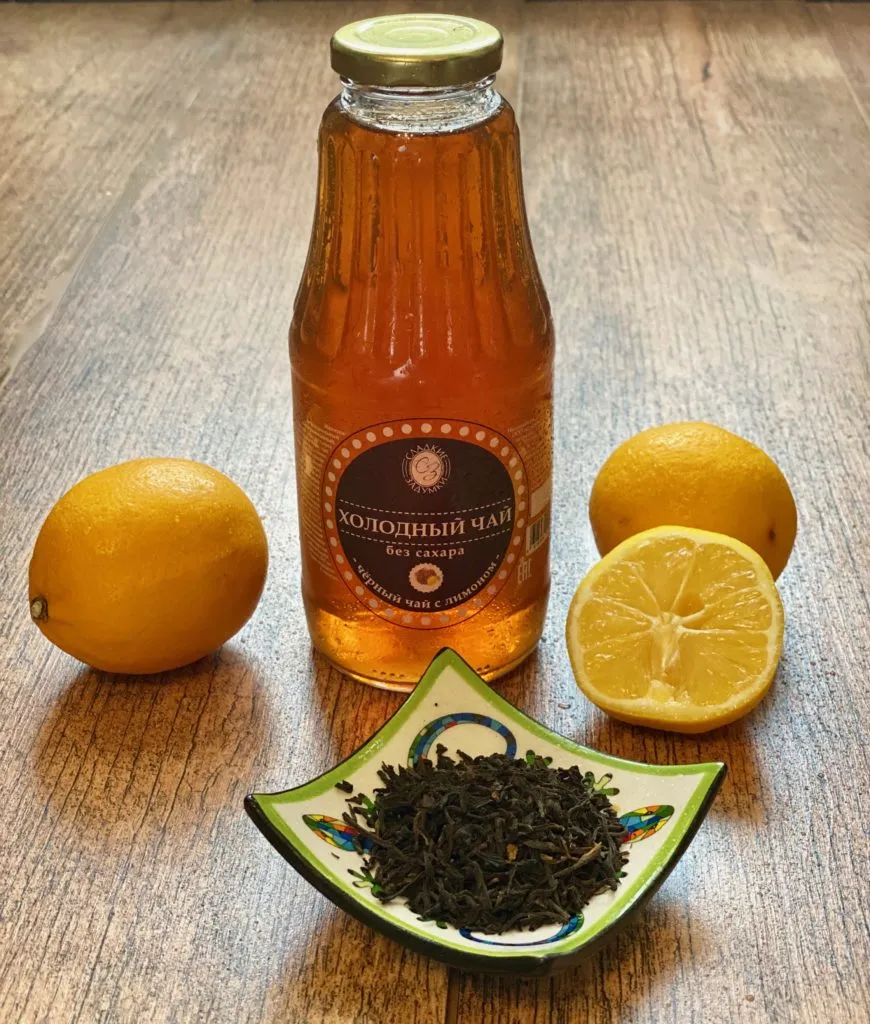 фотография продукта Холодный чай "Черный с лимоном"